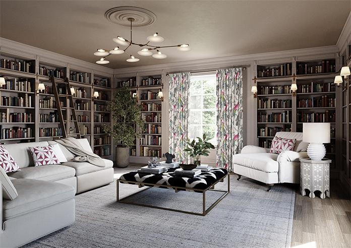 Aviary, Begonia - Made to Measure Curtains - Image 7